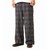 URU WOOL CHECK WIDE PANTS 19FUP09画像