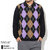 STUSSY Argyle Zip L/S Polo 1140159画像