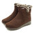 ellesse Cortina Winter Boots Mid DARK BROWN EFW9341画像