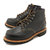 RED WING IRISH SETTER 6” MOCTOE VIBRAM LUG SOLE BLACK KLONDIKE 9878画像