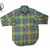 CORONA CS001-19-02 NAVY 1POCKET FLANNEL SHIRTS green x brown x orange画像