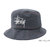 STUSSY Big Logo Check Bucket Hat 132943画像
