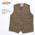 SUGAR CANE FICTION ROMANCE 11oz. SATTEN CHECK WORK VEST SC14542画像