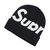 Supreme 19FW Big Logo Beanie BLACK画像