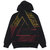 Palace Skateboards 19AW LINEAR TRIPLE FADE HOOD BLACK画像