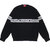 Supreme 19FW Logo Stripe Knit Top BLACK画像
