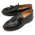SOLOVAIR TASSEL LOAFER HI-SHINE BLACK 31040画像