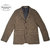 KENNETH FIELD 50s UNCONSTRUCTED HERRINGBONE SPORTS JACKET brown 19FW-96画像