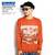 RADIALL HEAVEN'S DOOR - CREW NECK SWEATER L/S - ORANGE - RAD-19AW-KNIT003画像