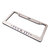 HUF LICENSE PLATE FRAME SILVER画像