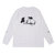 POP BY JUN × Fragment Design SLUMBERS LONG SLEEVE TEE WHITE画像