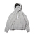 adidas LRG LOGO HOODIE MEDIUM GRAY FEATHER/WHITE FS7221画像