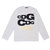 CDG COMME des GARCONS 2020 LOGO L/S T-SHIRT WHITE画像