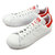 adidas Originals STAN SMITH CLOUD WHITE / CLOUD WHITE / LUSH RED EF4334画像