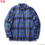 OBEY RUSSEL WOVEN (BLUE MULTI)画像