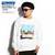 RADIALL HEDONISM C.N. SWEAT SHIRT L/S -WHITE- RAD-19AWS-CUT02画像