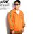 LEFLAH FULL ZIP JERSEY -ORANGE- LEFJK01-2020SSO画像