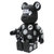 THE CONVENI × Fragment Design MEDICOM TOY MILKY BE@RBRICK 100% & 400% BLACK画像