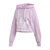 adidas CROPPED HOODIE CLEAR LILAC FM1745画像
