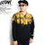 LEFLAH HALF ZIP BLEACH SWEAT -BLACK- LEFSW01-2001SSB画像