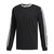 adidas TREFOIL RIB LS TEE BLACK/WHITE FM1506画像
