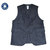 POST OVERALLS 1512 LIGHT DENIM TRAVELER VEST indigo画像