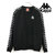Kappa BANDA SWEAT CREW NECK BLACK KLA12KT01画像