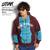 LEFLAH WIDE SILHOUETTE TIE DYE PARKA -BLUE- LEFPK11-2001SSB画像