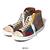 glamb Patchworked leather sneakers Brown GB0220-AC03画像