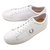 FRED PERRY SPENCER LEATHER WHITE/1964 SILVER B8250-200画像