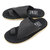 ISLAND SLIPPER レザー スライドサンダル BLACK/BLACK PTS704BH画像