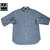 IKE BEHAR MF1302L-SCN L/S STAND COLLAR CHAMBRAY SHIRTS blue画像