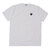 PLAY COMME des GARCONS MENS BLACK HEART WAPPEN TEE WHITE画像