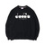 DIADORA スウェットクルーネックシャツ BLACK DSW0111-99画像