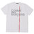 COMME des GARCONS MENS LOGO LINE TEE WHITE画像