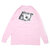HUF DEATH & TAXES L/S TEE CORAL PINK画像