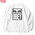 OBEY HEAVYWEIGHT LONG SLEEVE TEE "OBEY EYES ICON 2" (WHITE)画像