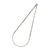 meian Sterling Silver Double Link Chain Necklace画像