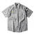 Prison Blues Work Shirt Hickory Short Sleeve w/Front Buttons画像