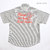 SUGAR CANE ROAD RUNNER HICKORY STRIPE S/S WORK SHIRT EMB'D SC38457画像