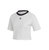 adidas CROP TOP WHITE/BLACK FM2556画像