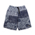 ATMOS LAB × MANASTASH BANDANA PATCHWORK SHORTS NAVY AL20S-BM01画像