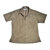 INDIVIDUALIZED SHIRTS SHORT SLEEVE ATHLETIC FIT TWILL CAMP COLLAR SHIRTS khaki画像