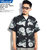 RADIALL CHEVY ROSE - OPEN COLLARED SHIRT S/S -BLACK- RAD-20SS-SH004画像