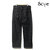 SCYE BASICS SELVEGE BLACK DENIM LOOSE FIT STRAIGHT JEANS 5120-83556画像
