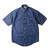 UNION LINE DENIM SHORT SLEEVE BUTTON DOWN SHIRT 10064画像