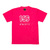 100A S/S GRAPHIC TOP *Type-B NEON PINK HD142-TM08B画像