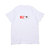 チャライダー × atmos pink ボックスロゴ Tシャツ WHITE 20SS-CRTP01画像
