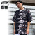 LEFLAH HOME PATTERN ALOHA SHIRT画像