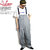 COOKMAN FISHERMAN'S BIB OVERALL -HICKORY- 231-01875画像